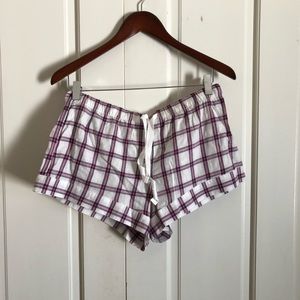 Victoria’s Secret Plaid Pajama Shorts